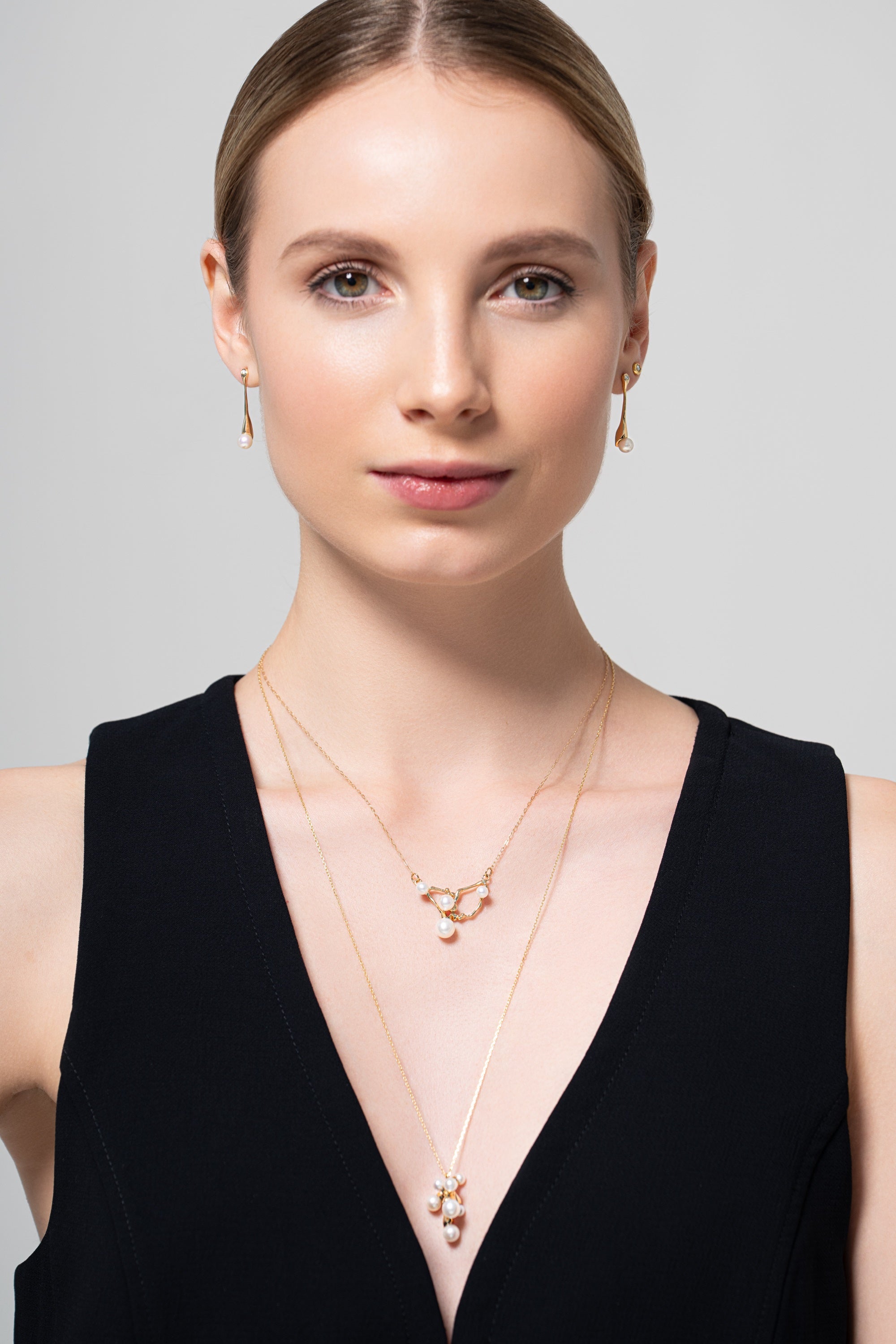 Efemera Jewelry Dew Petal Earrings Front